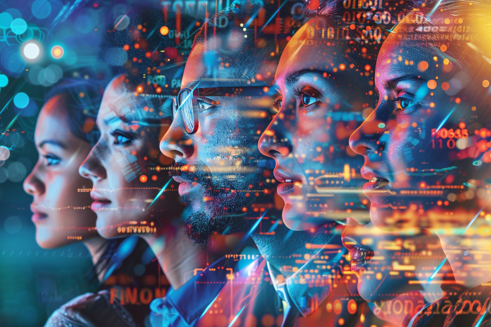 Succession de profils et flux de données, vagues technologiques successives